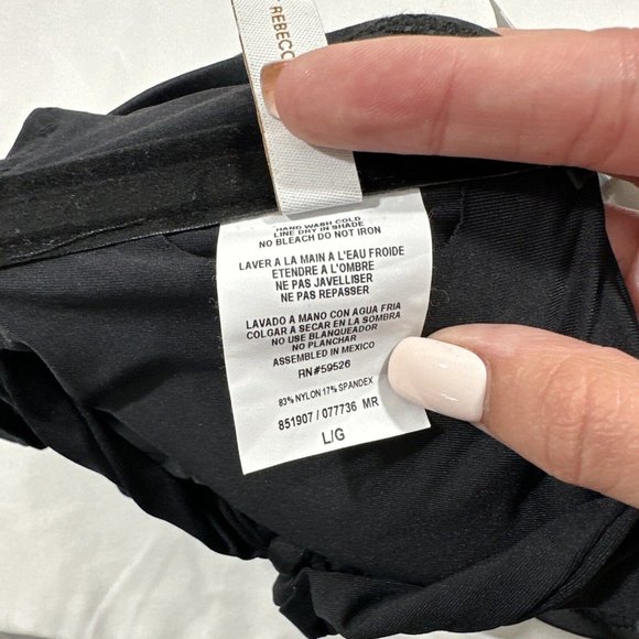 NWT Becca [ Large ] Emma Color‎ Code Solid Tie Shoulder One Piece Swimsuit #5667 - Picture 13 of 13